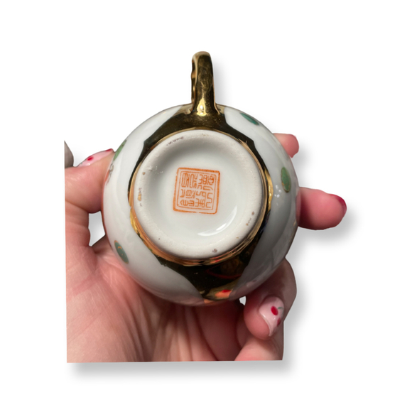 VINTAGE / Antique Chinese Wedding Tea Pot Set - Picture 9 of 12